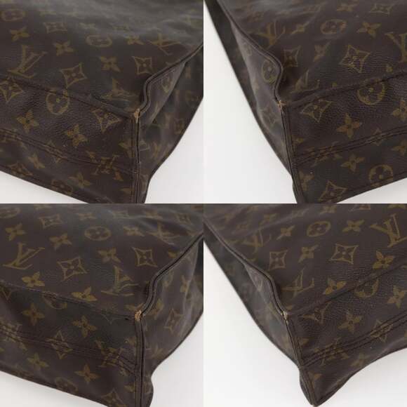LOUIS VUITTON Monogram Sac Plat Hand Bag M51140 - Picture 10 of 12